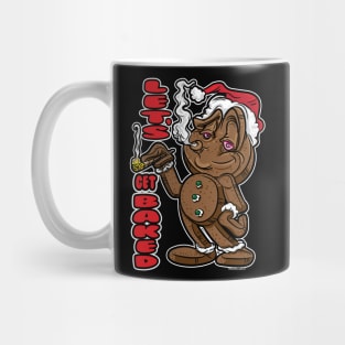 Let's Get Baked Happy Holiday Gingerbread Man Mug